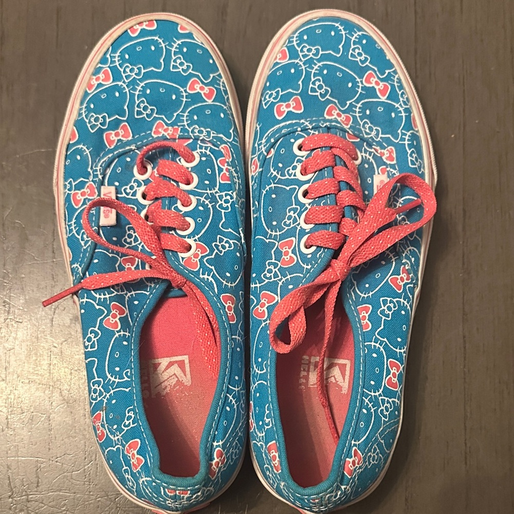 Hello Kitty Kids Sneakers in Blue and Pink